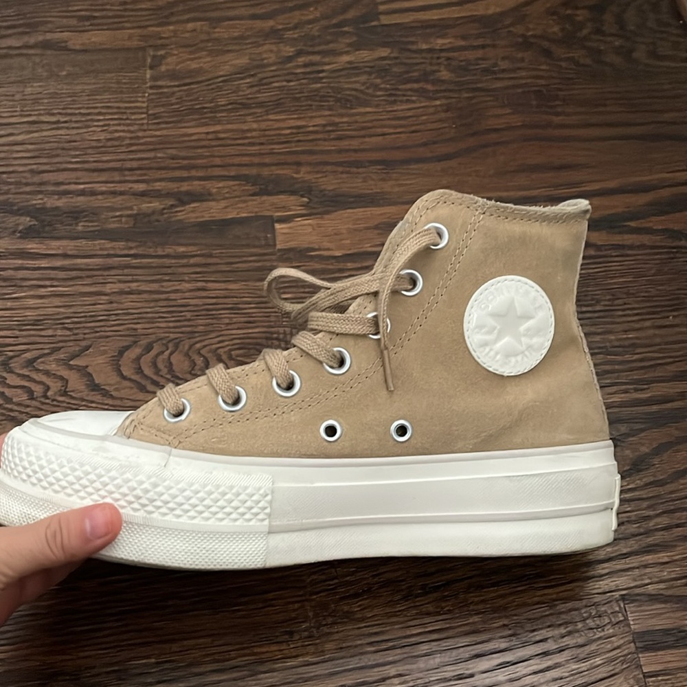 Converse: Women’s Platform Suede Sneakers - image 2